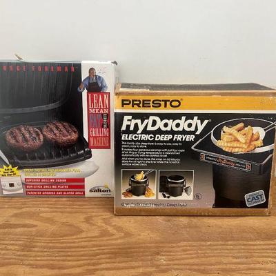 MPS142- George Foreman Grilling Machine & Fry Daddy Fryer