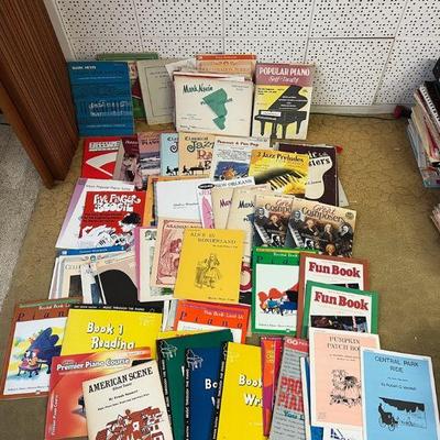 MPS126- Assorted Vintage Piano Music Sheets