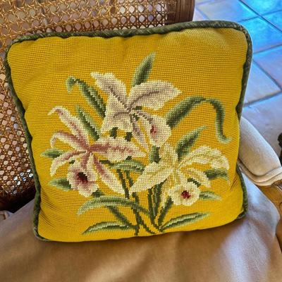 Needlepoint pillows