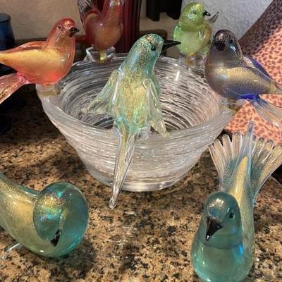 Murano bird best bowl 