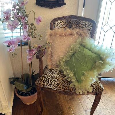 leopard office chair