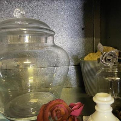 Large glass jar 