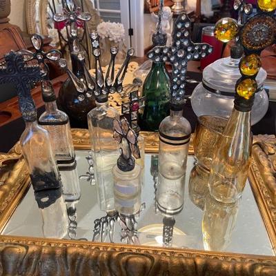 Art Glass with Toppers
