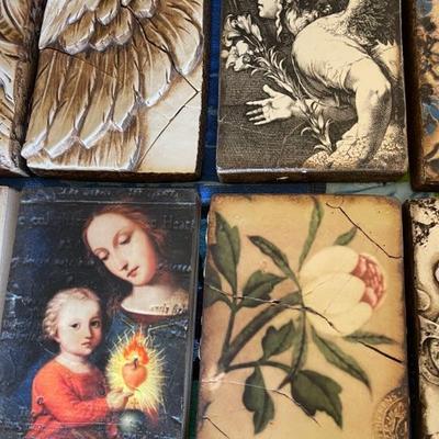 Dickens art tiles 