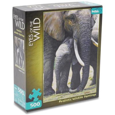 Eyes Of The Wild Elephant Jigsaw Puzzle By Buffalo