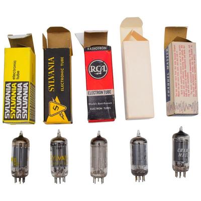 Lot Of Five Vacuum Tubes