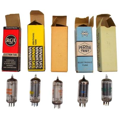 Lot Of Five Vacuum Tubes