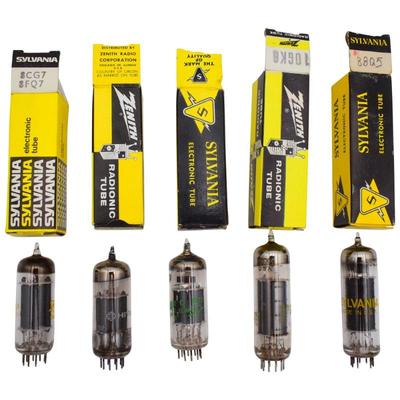Lot Of Five Vacuum Tubes