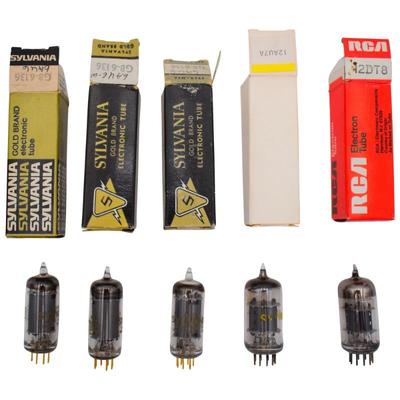 Lot Of Five Vacuum Tubes
