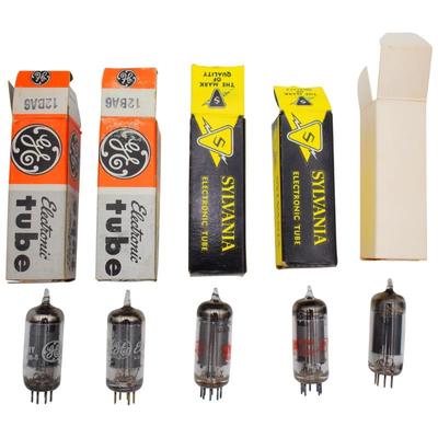 Lot Of Five Vacuum Tubes