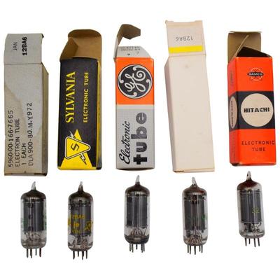 Lot Of Five Vacuum Tubes
