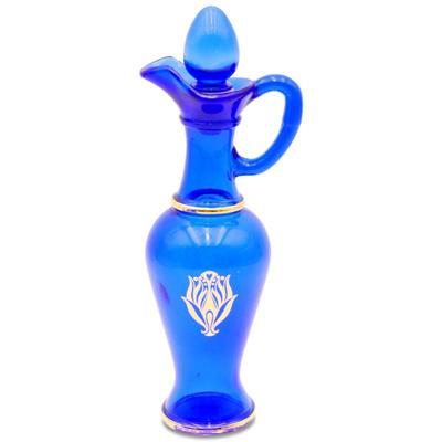 Avon Gilded Cobalt Blue Apothecary Bottle w/Stopper