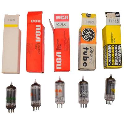 Lot Of Five Vacuum Tubes