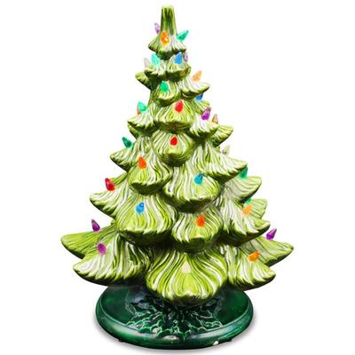Ceramic Christmas Tree With Electric Lights