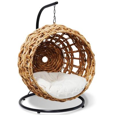 Hanging Cat Bed with Stand & Cushion
