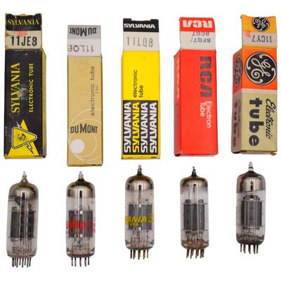 Lot Of Five Vacuum Tubes