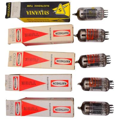 Lot Of Five Vacuum Tubes
