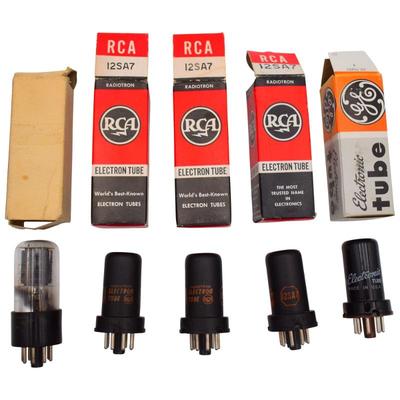 Lot Of Five Vacuum Tubes