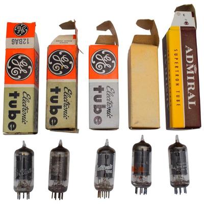 Lot Of Five Vacuum Tubes