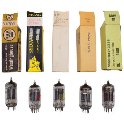 Lot Of Five Vacuum Tubes