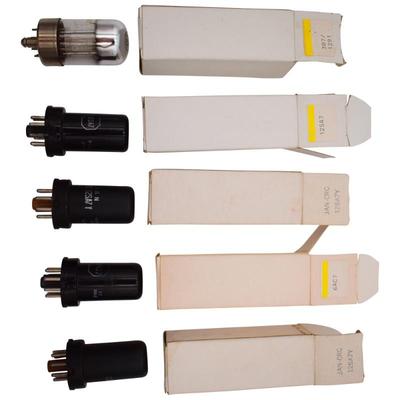 Lot Of Five Electron Vacuum Tubes
