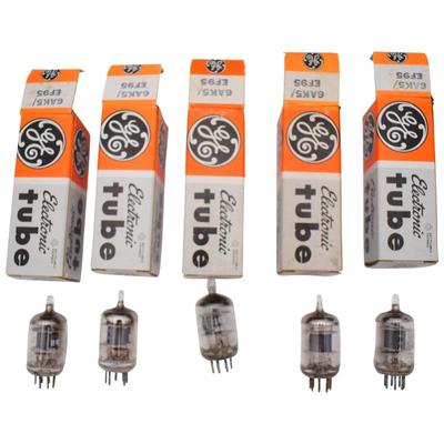Lot Of Five General Electric Vacuum Tubes