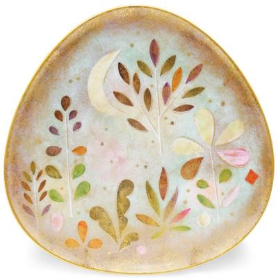 "Teheran" 1958 Ceramic Plate By Otto Hofmann For Rosenthal Germany