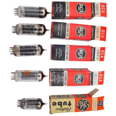 Lot Of Five Vacuum Tubes