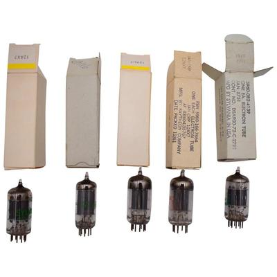 Lot Of Five Vacuum Tubes