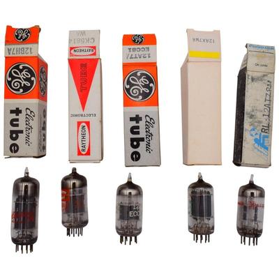 Lot Of Five Vacuum Tubes