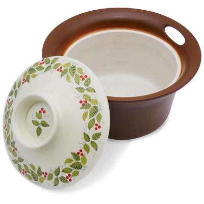 Figgjo Flameware Norge Lidded Casserole Dish "Brazil" Pattern