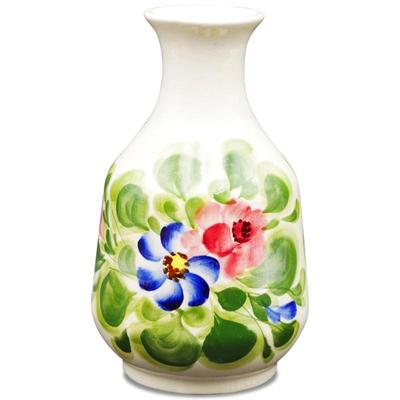 Vega Hand-Painted Ceramic Bud Vase