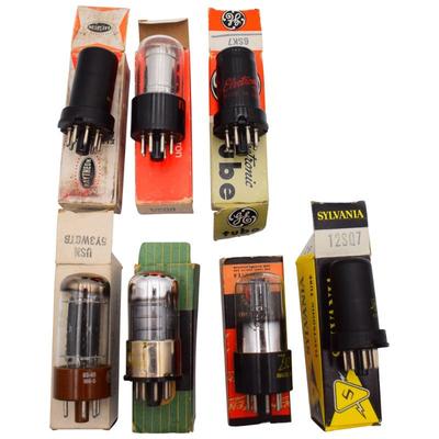 Lot Of Seven Vacuum Tubes