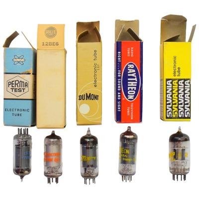 Lot Of Five Vacuum Tubes