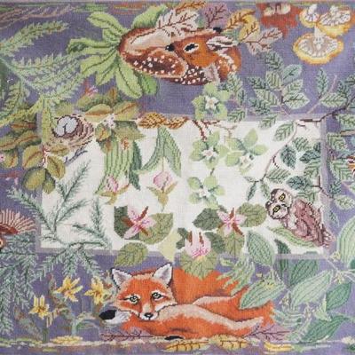 Katha Diddel Home Collection Forest Animals Wool Rug