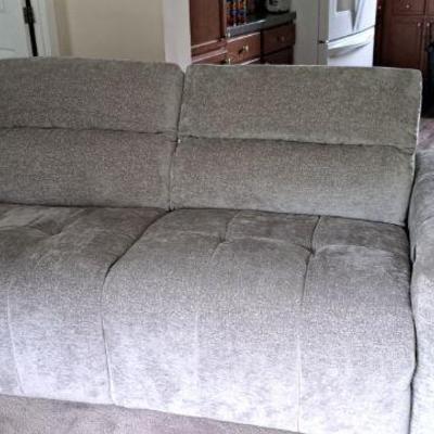 Couch with dual recliners