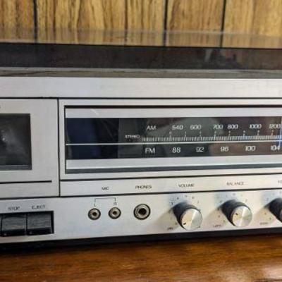 Sears AM FM Stereo system with cassette recorder player