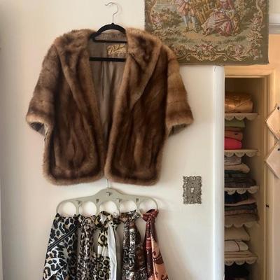 VINTAGE FUR &SCARFS