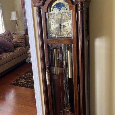 Vintage Pearl Grandfather Clock