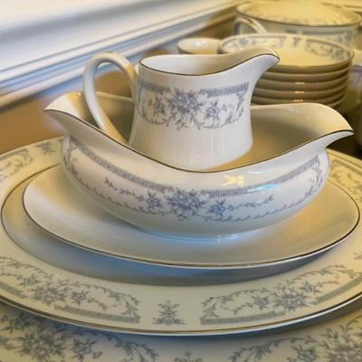 71 piece Sheffield Blue Whisper