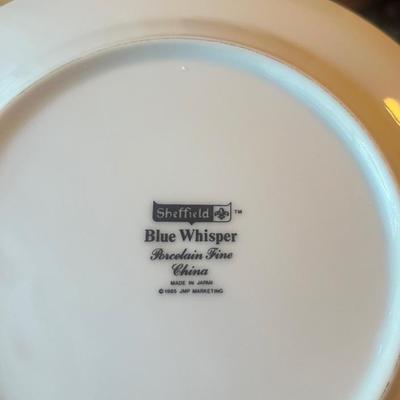 71 piece Sheffield Blue Whisper
