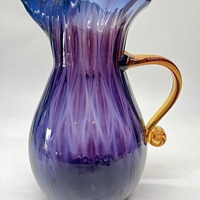 Blenko Art Glass Pitcher