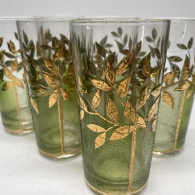 Set of (6) Culver Mid Century Highball Glasses