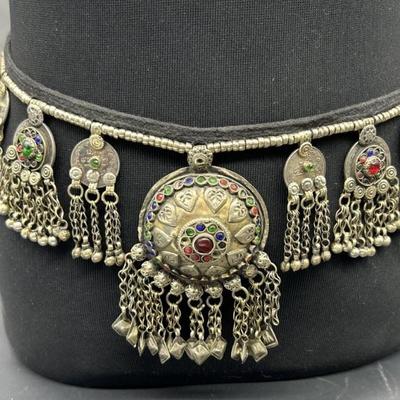 Vintage 44in Belt w/ Dangling Discs