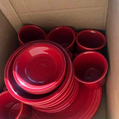 Fiesta ware dishes