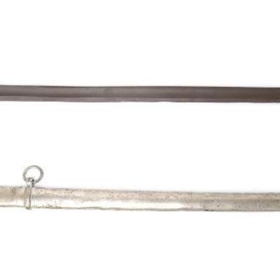 Early Sword w/ Scabbard, 19th Century
