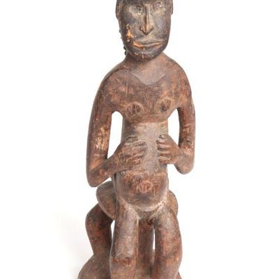 Papua New Guinea Iatmul Carved Wood Ancestor Figure