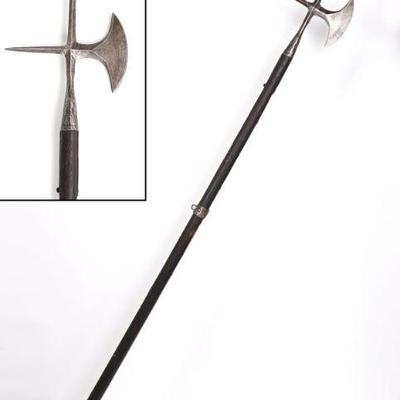 Fine Rare Swedish Halberd, 17th c.