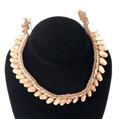 Papua New Guinea Shell Woven Choker