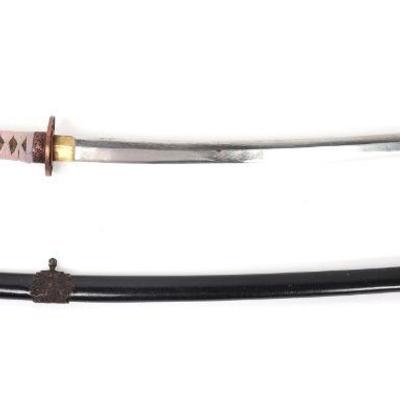 Vintage Japanese Style Samurai Sword w/Scabbard